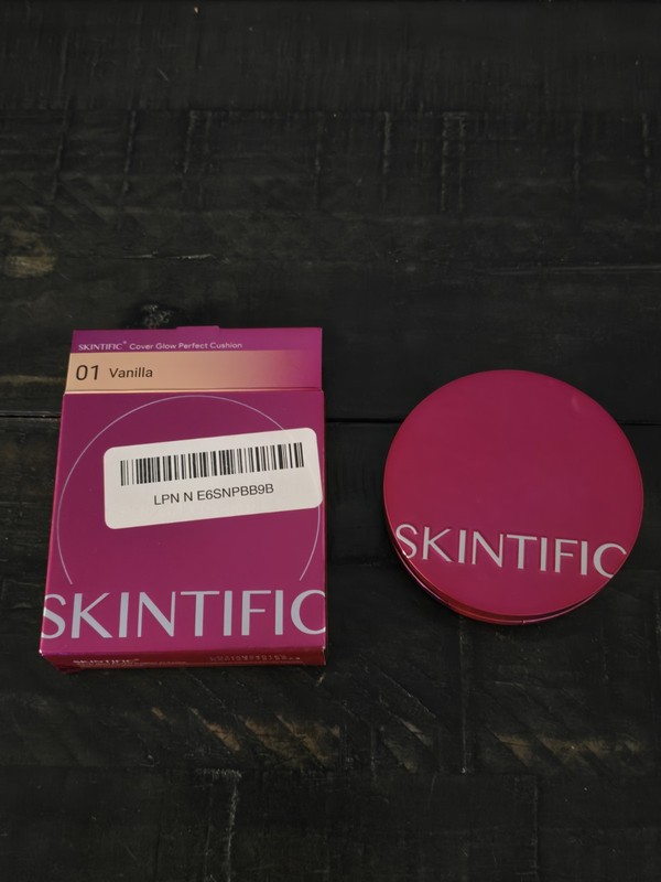 SKINTIFIC Cover Glow Perfect Cushion Foundation Compact, Shade 01 Vanilla gallery